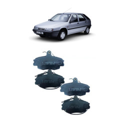 Pastilha De Freio Dianteira do Citroen ZX 1.6/1.8 1991/... (Girling)