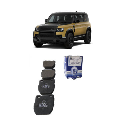 Pastilha de Freio Traseira da Land Rover Defender 90/100/110 2.5 16v/94 Pastilha de Freio Traseira da Land Rover Defender 90/100/110 2.5 16v/94