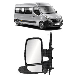 Espelho Retrovisor Lado Esquerdo Externo Manual Sem Seta da Master 