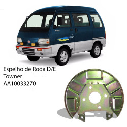 Espelho de Roda Dianteiro Lado Esquerdo da Towner 1.0 3 Cilindros até 98