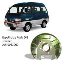 Espelho de Roda Dianteiro Lado Direito  da Towner 1.0 3 Cilindros até 98