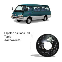 Espelho de Roda Traseiro Lado Direito da Topic 