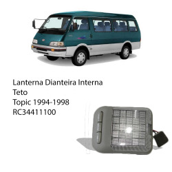 Lanterna Interna Dianteira Teto da Topic 